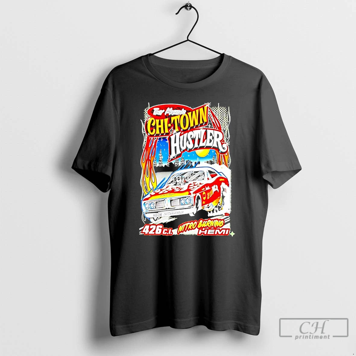 Classic Troy Martins Chi Town Hustler Nitro Burning Hemi T Shirts Hoodie, Sweatshirt | InkNestWear.com