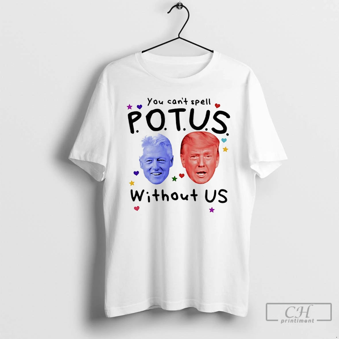 Classic Trump And Clinton You Cant Spell Potus Without Us T-Shirts, Hoodie, Sweatshirt | InkNestWear.com