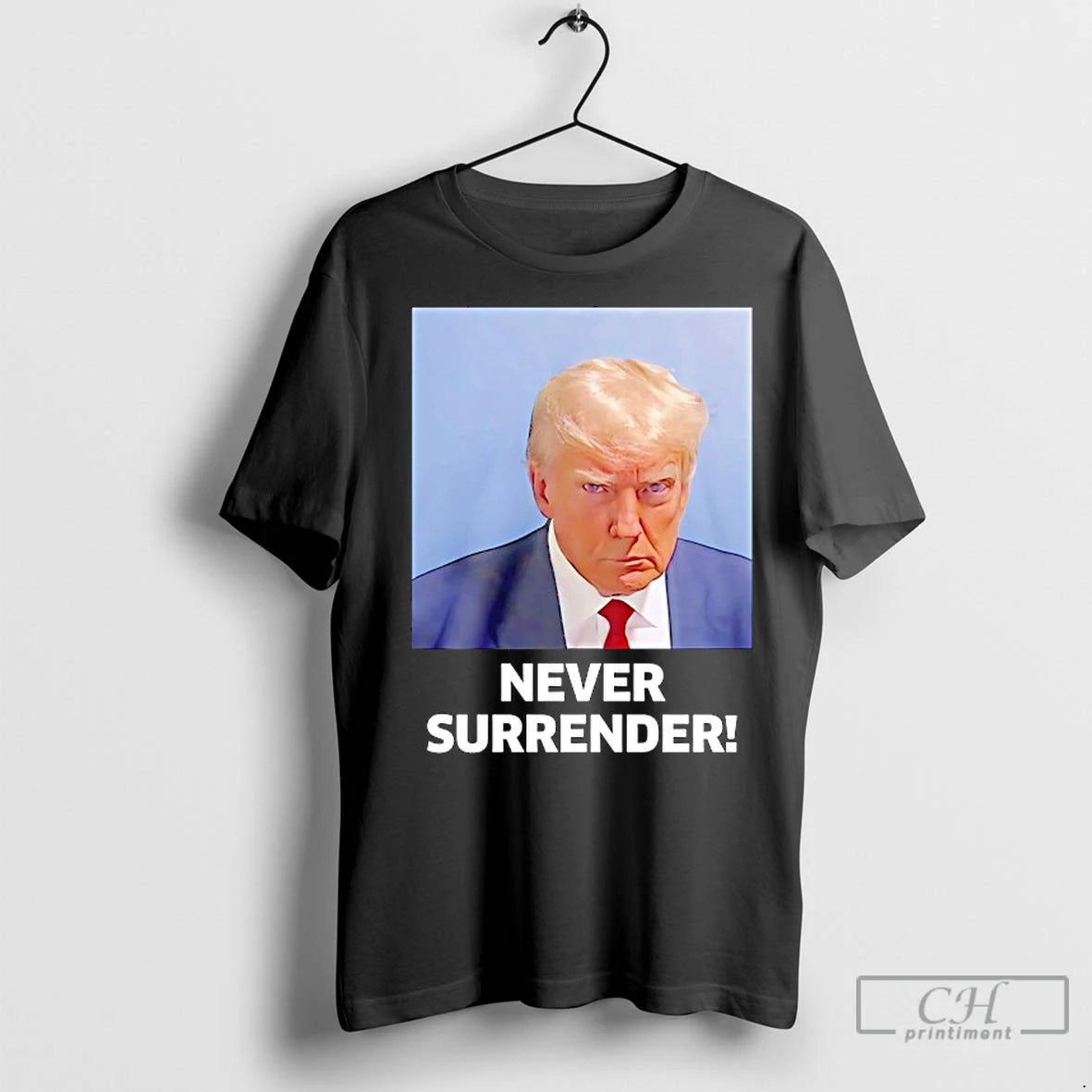Classic Trump Never Surrender Mugshot In Koria T-Shirts, Hoodie, Sweatshirt | InkNestWear.com