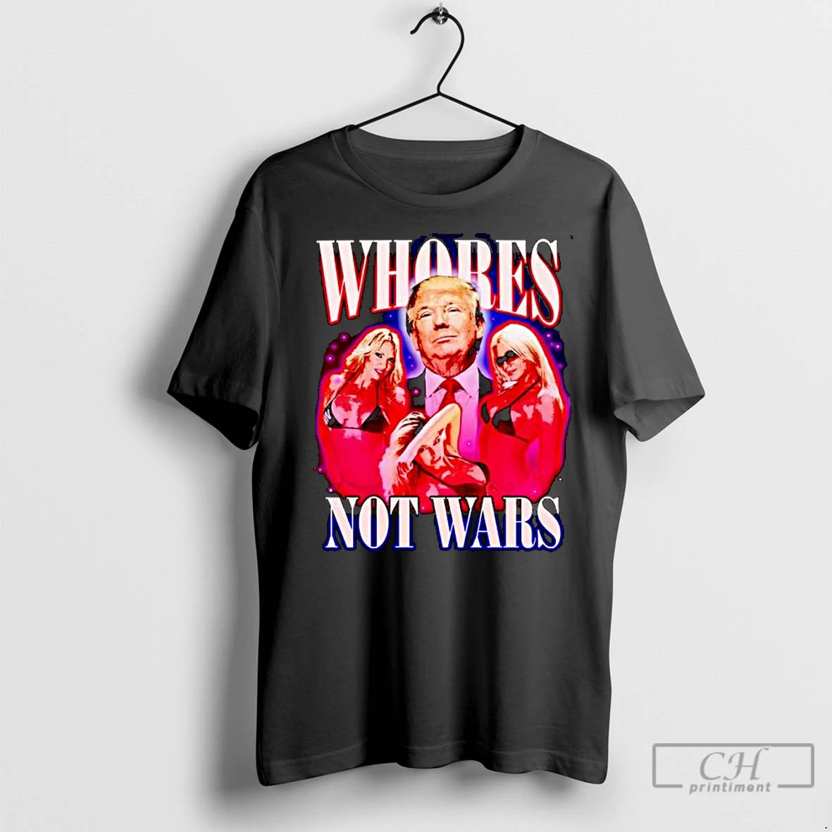 Classic Trump Whores Not Wars Ornaments