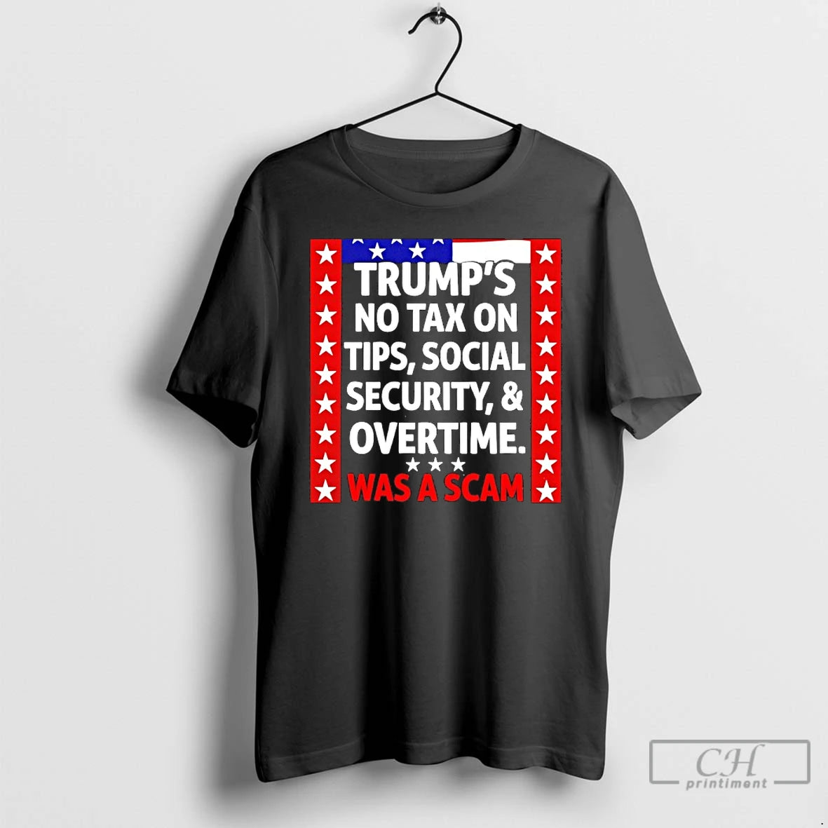 Classic Trumps No Tax On Tips Social Security And Overtime Was A Scam T Shirts Hoodie, Sweatshirt | InkNestWear.com