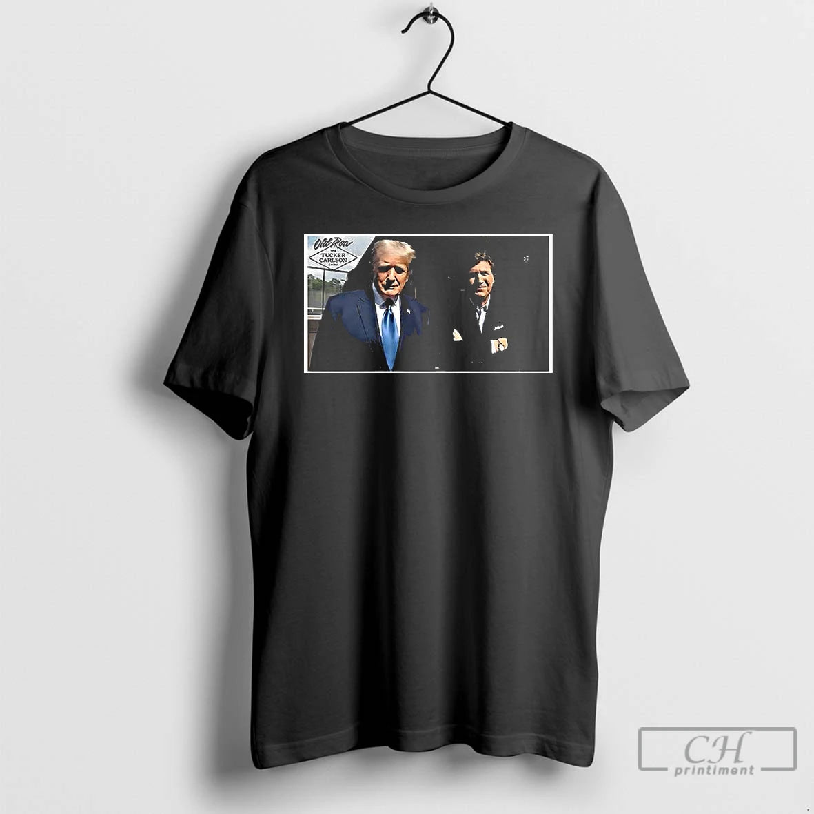 Classic Tucker X Trump Interview T Shirts Hoodie, Sweatshirt | InkNestWear.com