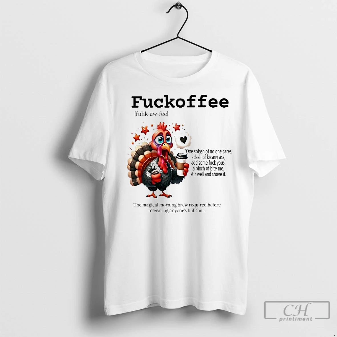 Classic Turkey Fuckoffee Definition The Magical Morning Brew Required Thanksgiving T-Shirts, Hoodie, Sweatshirt