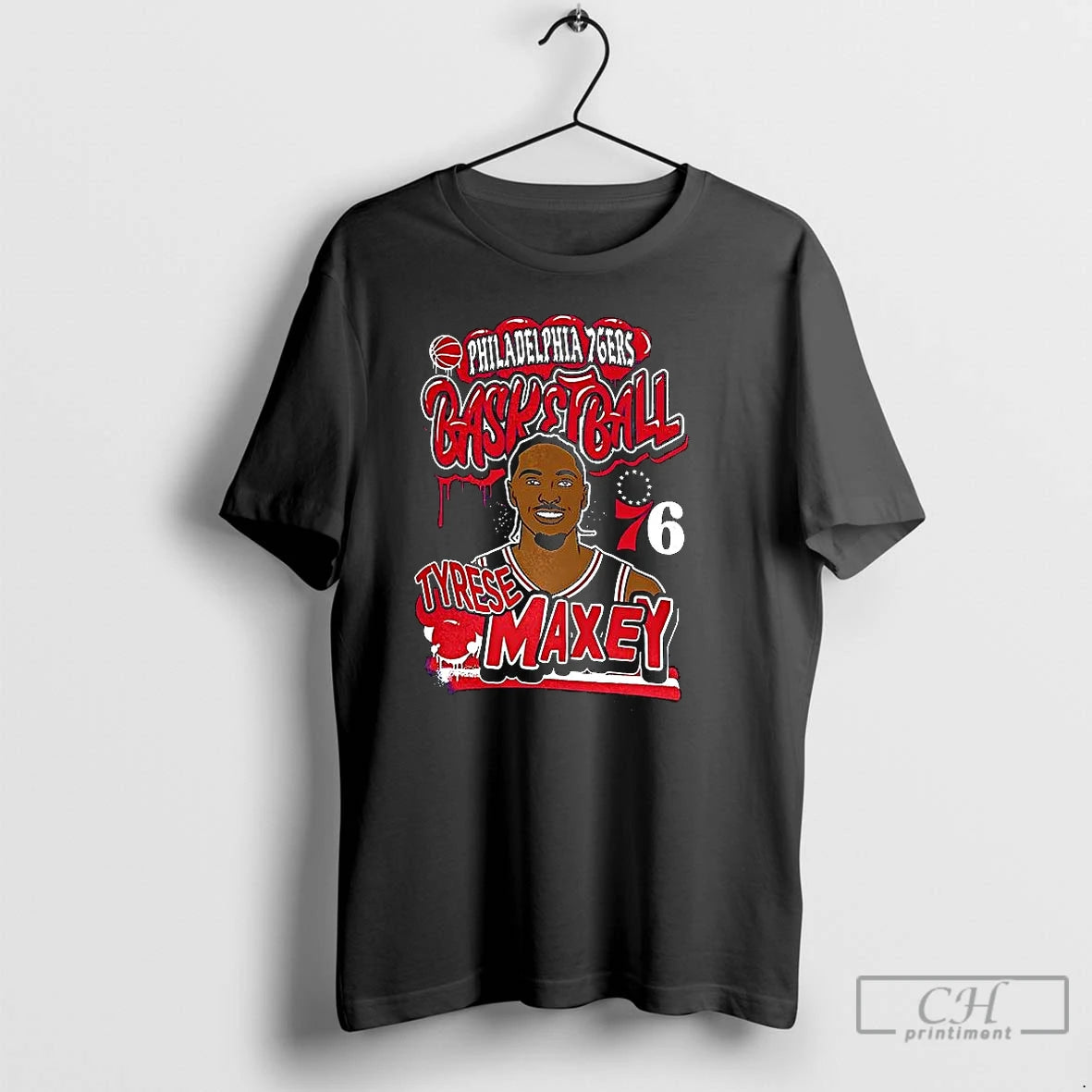 Classic Tyrese Maxey Philadelphia 76ers Basketball Player T Shirts Hoodie, Sweatshirt | InkNestWear.com