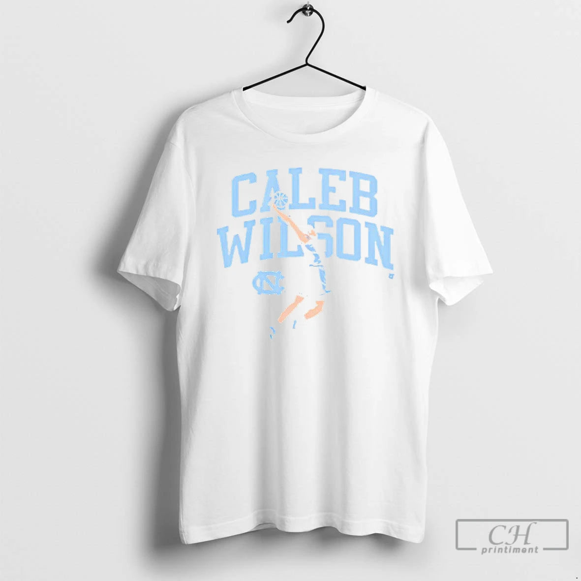 Classic Unc Basketball Caleb Wilson Name Pose T-Shirts, Hoodie, Sweatshirt | InkNestWear.com