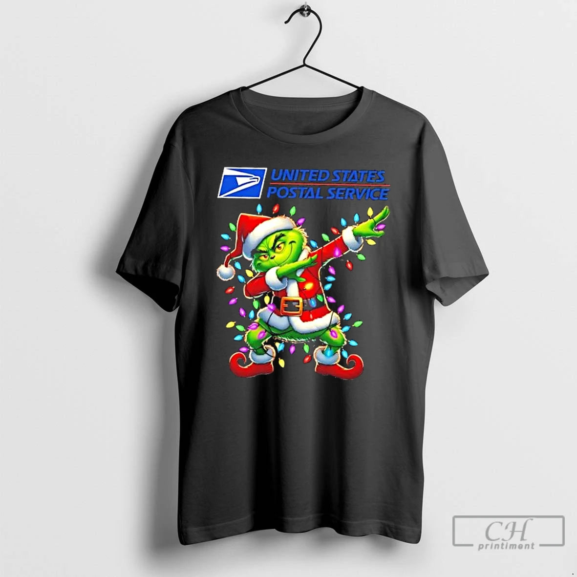 Classic Usps Grinch Dabbing Merry Christmas T Shirts Hoodie, Sweatshirt | InkNestWear.com
