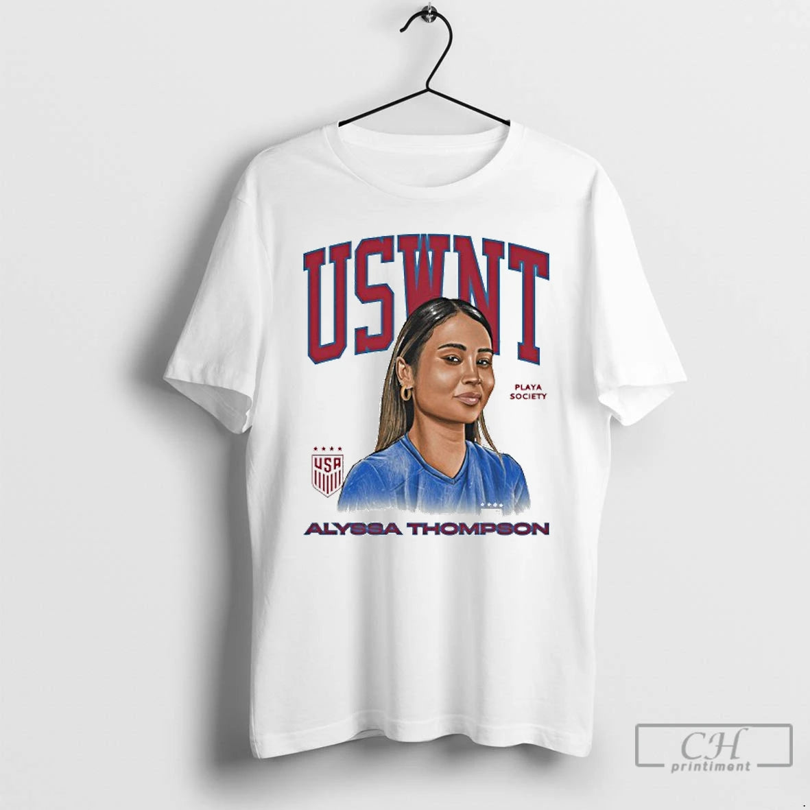 Classic Uswnt Alyssa Thompson Player T Shirts Hoodie, Sweatshirt | InkNestWear.com