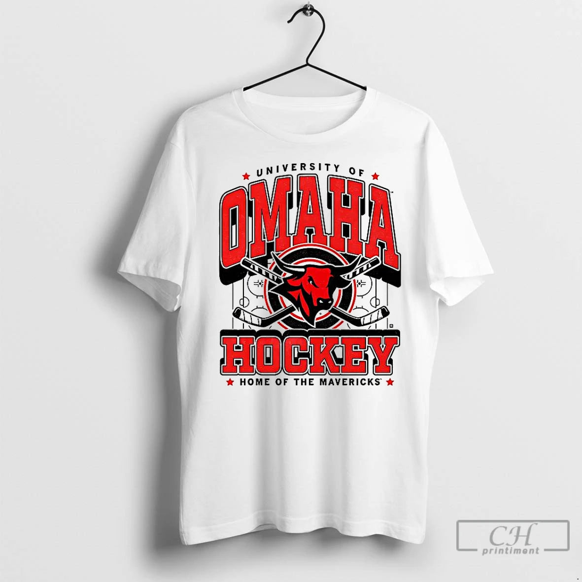 Classic University Of Omaha Hockey Home Of The Mavericks Logo T-Shirts, Hoodie, Sweatshirt | InkNestWear.com