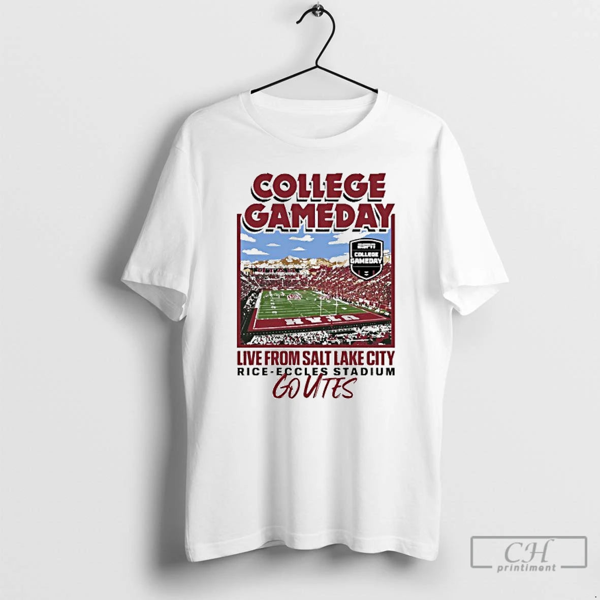 Classic Utah Utes 2025 College Gameday Live From Salt Lake City T Shirts Hoodie, Sweatshirt | InkNestWear.com