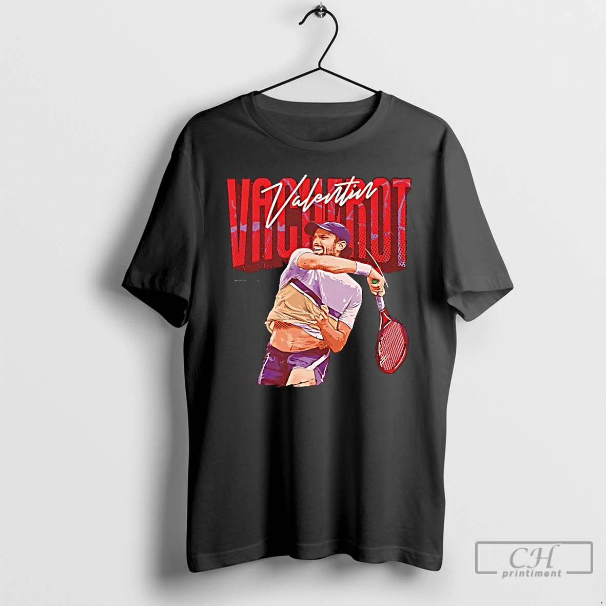 Classic Valentin Vacherot Tennis Player Graphic T Shirts Hoodie, Sweatshirt | InkNestWear.com
