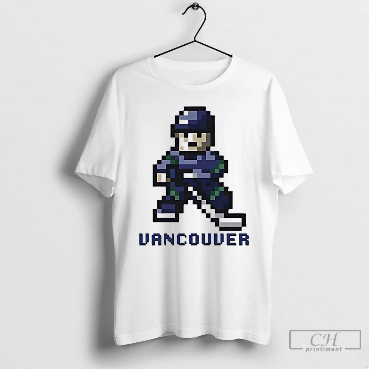 Classic Vancouver Canucks Hockey 8 Bit Retro Baller T Shirts Hoodie, Sweatshirt | InkNestWear.com