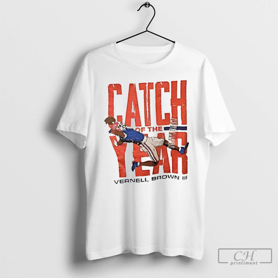 Classic Vernell Brown Iiis Catch Of The Year T Shirts Hoodie, Sweatshirt | InkNestWear.com