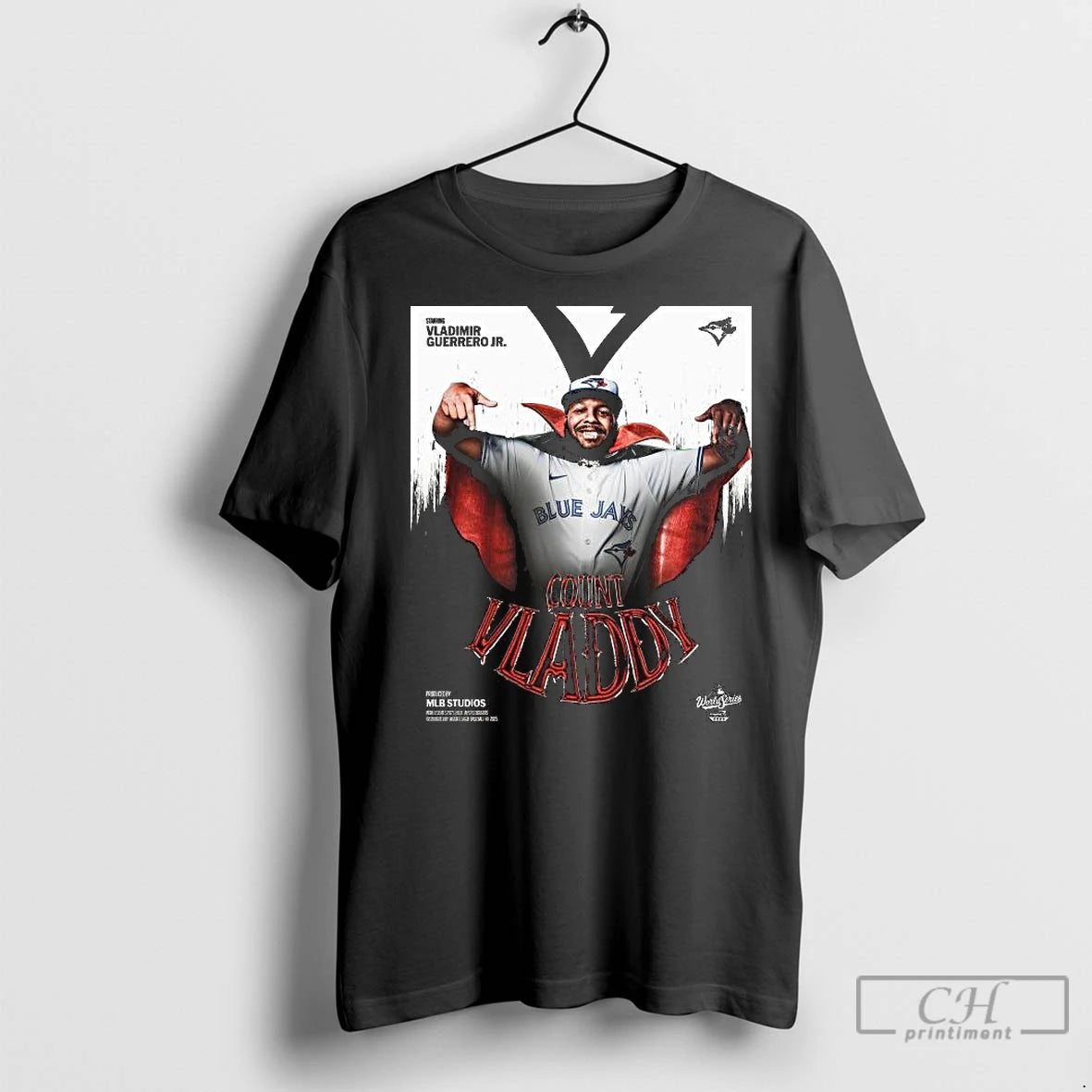 Classic Vladimir Guerrero Jr Is A Postseason Monster Count Vladdy Mlb World Series 2025 Long T-Shirts, Hoodie, Sweatshirt