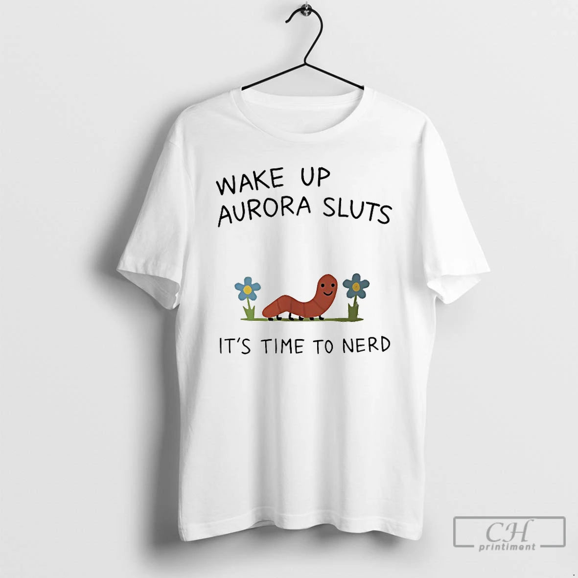 Classic Wake Up Aurora Sluts Its Time To Nerd T-Shirts, Hoodie, Sweatshirt | InkNestWear.com