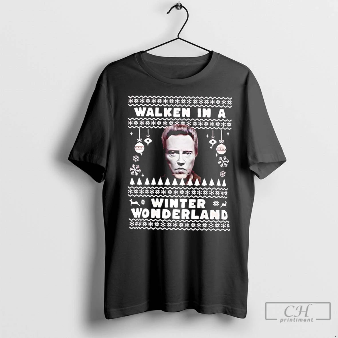 Classic Walken In A Winter Wonderland Xmas Christmas T-Shirts, Hoodie, Sweatshirt | InkNestWear.com