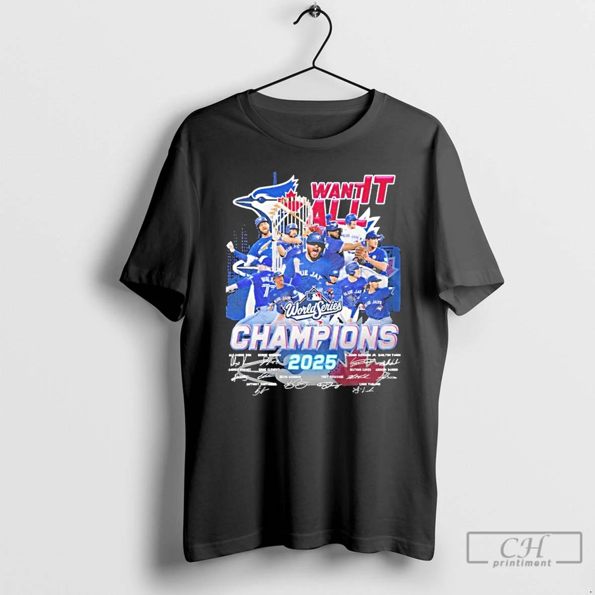 Classic Want It All Player Champions Signature 2025 T Shirts Hoodie, Sweatshirt | InkNestWear.com