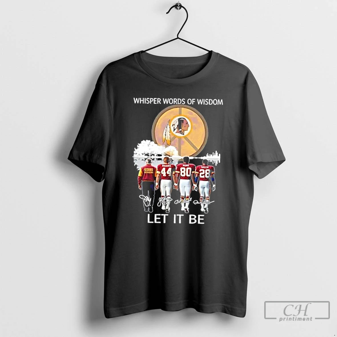Classic Washington Commanders Gibbs And Legends Whisper Words Of Wisdom Let It Be Signatures T-Shirts, Hoodie, Sweatshirt