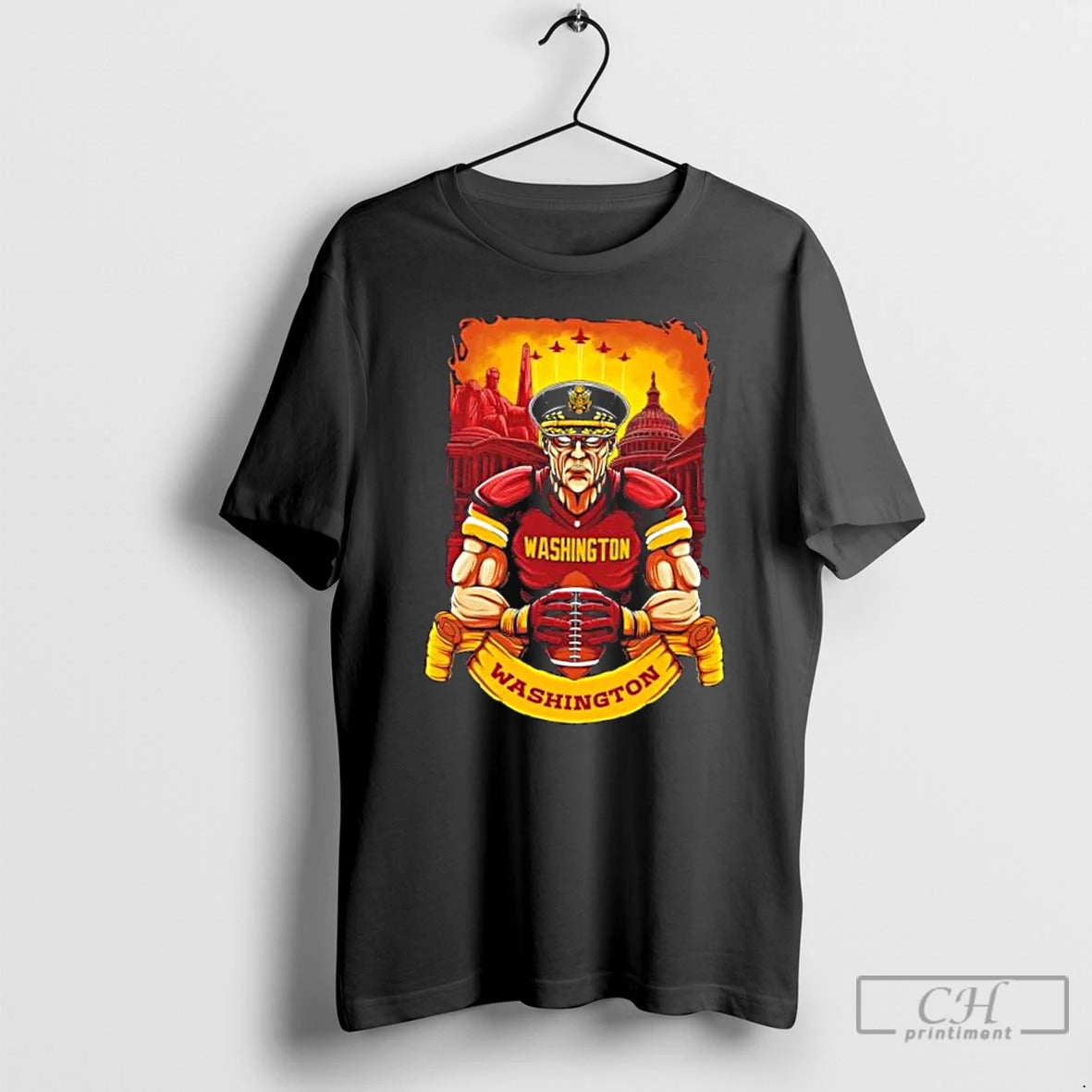 Classic Washington Commanders War Football Mascot T Shirts Hoodie, Sweatshirt | InkNestWear.com