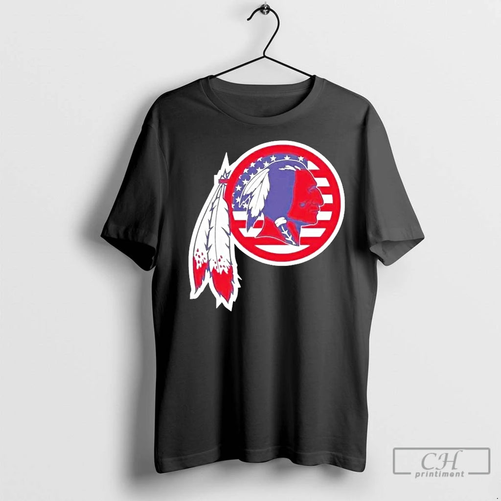 Classic Washington Redskins American Flag Logo T-Shirts, Hoodie, Sweatshirt | InkNestWear.com