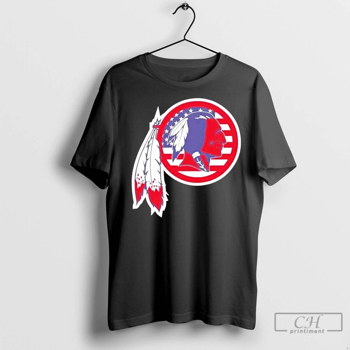 Classic Washington Redskins American Flag Logo T-Shirts, Hoodie, Sweatshirt | InkNestWear.com