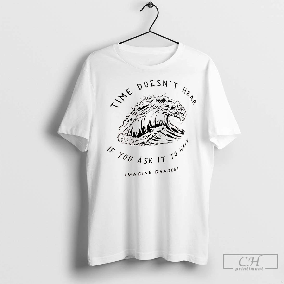 Classic Wave Time Doesnt Hear If You Ask It To Wait Imagine Dragons T-Shirts, Hoodie, Sweatshirt | InkNestWear.com