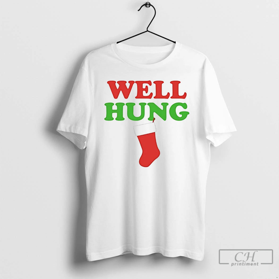 Classic Well Hung Christmas Stockings T Shirts Hoodie, Sweatshirt | InkNestWear.com