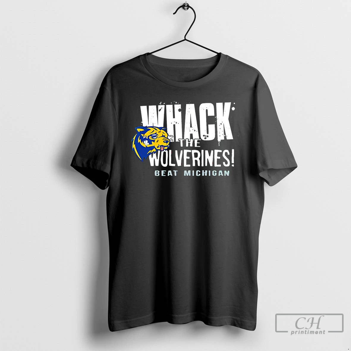 Classic Whack The Wolverines Beat Michigan T Shirts Hoodie, Sweatshirt | InkNestWear.com