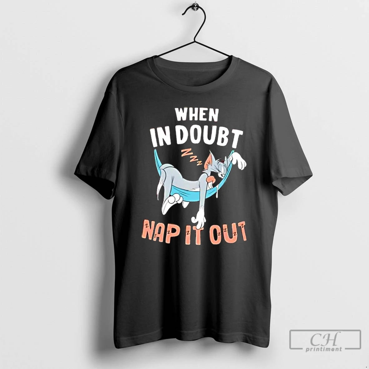 Classic When In Doubt Nap It Out Lazy Cat T Shirts Hoodie, Sweatshirt | InkNestWear.com