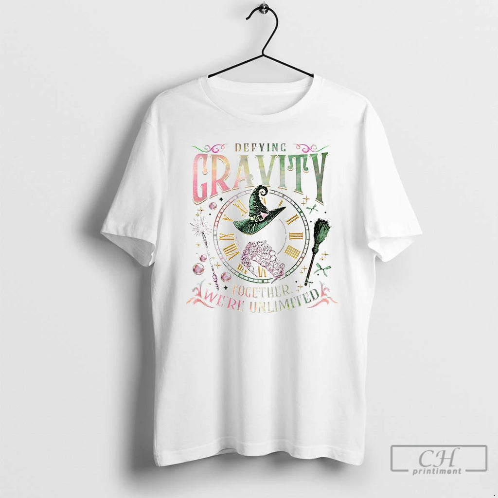 Classic Wicked Defying Gravity Together Were Unlimited Halloween T-Shirts, Hoodie, Sweatshirt | InkNestWear.com