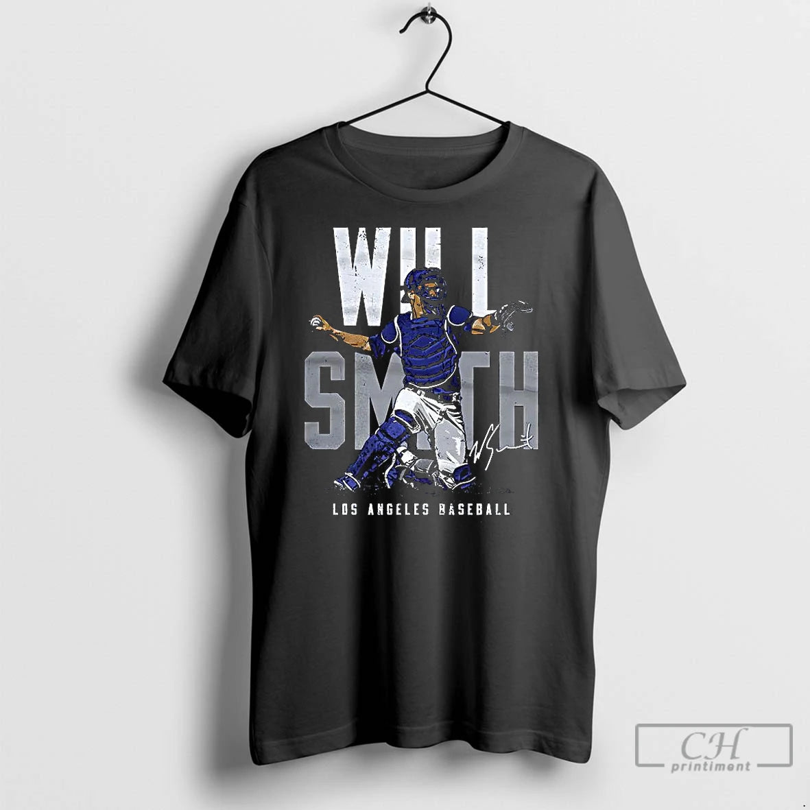 Classic Will Smith Los Angeles Dodgers World Series Champions 2025 Name Blocks Signature T-Shirts, Hoodie, Sweatshirt