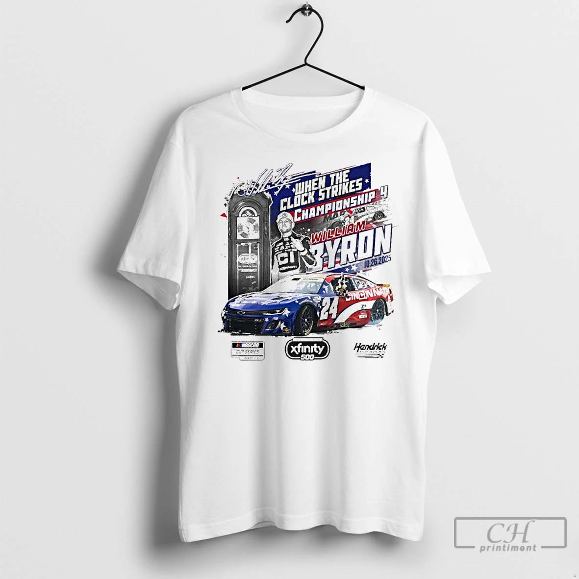 Classic William Byron Checkered Flag Sports 2025 Xfinity 500 Race Winner Ornaments T-Shirts, Hoodie, Sweatshirt