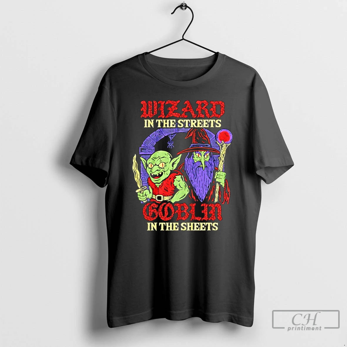 Classic Wizard In The Streets Goblin In The Sheets Cartoon T Shirts Hoodie, Sweatshirt | InkNestWear.com
