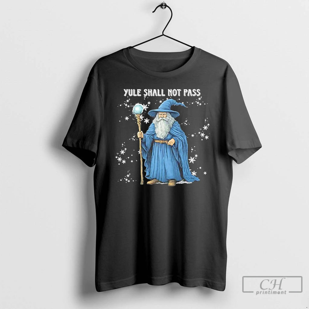 Classic Wizard Yule Shall Not Pass Christmas T-Shirts, Hoodie, Sweatshirt | InkNestWear.com