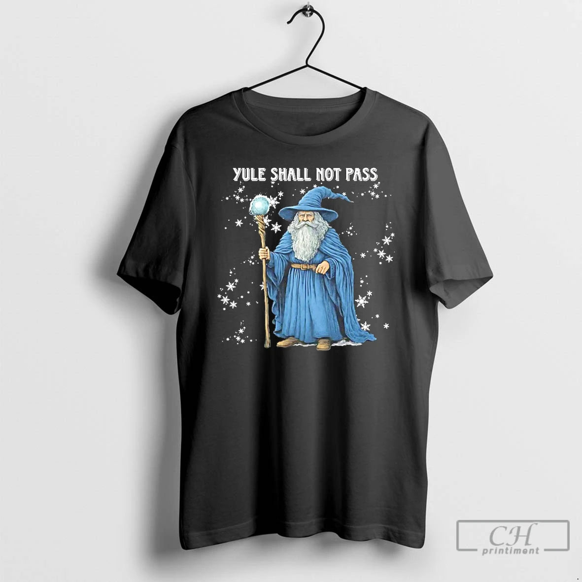Classic Wizard Yule Shall Not Pass Christmas T-Shirts, Hoodie, Sweatshirt | InkNestWear.com
