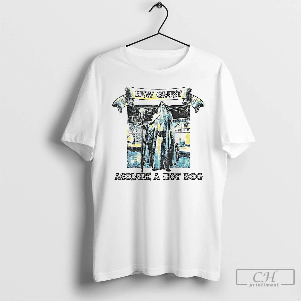 Classic Wizard New Quest Acquire Hot Dog T Shirts Hoodie, Sweatshirt | InkNestWear.com