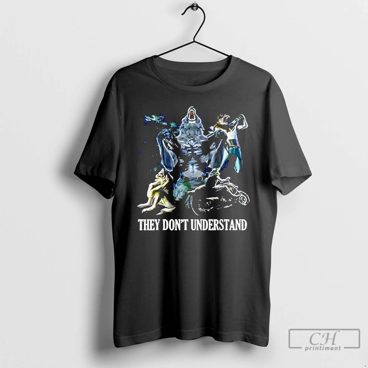 Classic Wolf Ripping They Dont Understand T Shirts