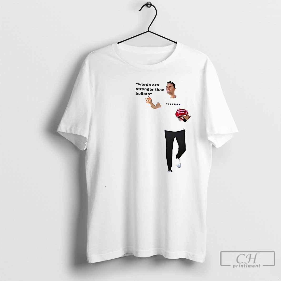 Classic Words Are Indeed Stronger Than Bullets Charlie Kirk White T Shirts Hoodie, Sweatshirt | InkNestWear.com