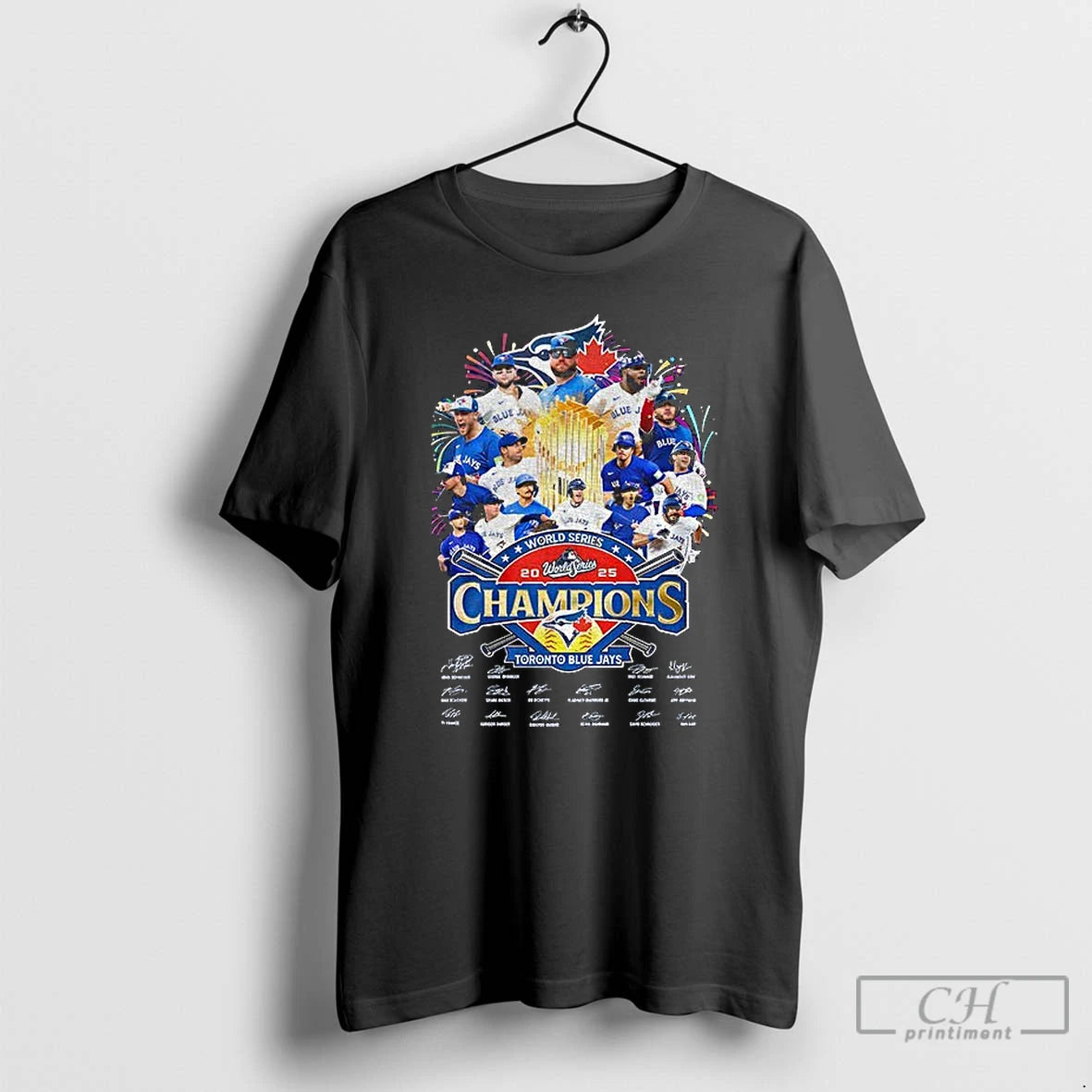 Classic World Series 2025 Champions Toronto Blue Jays Signed Mlb T Shirts Hoodie, Sweatshirt | InkNestWear.com
