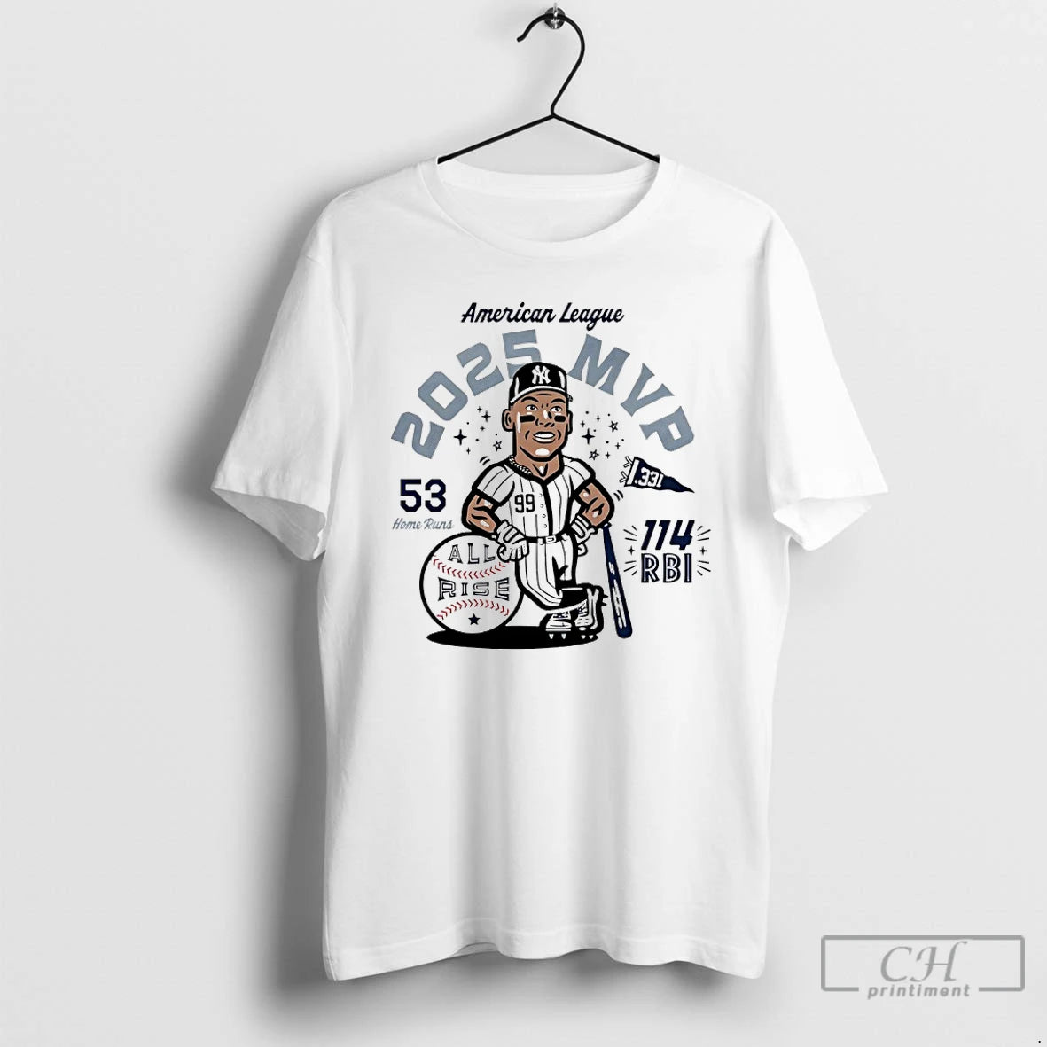 Classic Yankees Aaron Judge American League 3x Mvp 2025 53 Hr 114 Rbi T Shirts Hoodie, Sweatshirt | InkNestWear.com