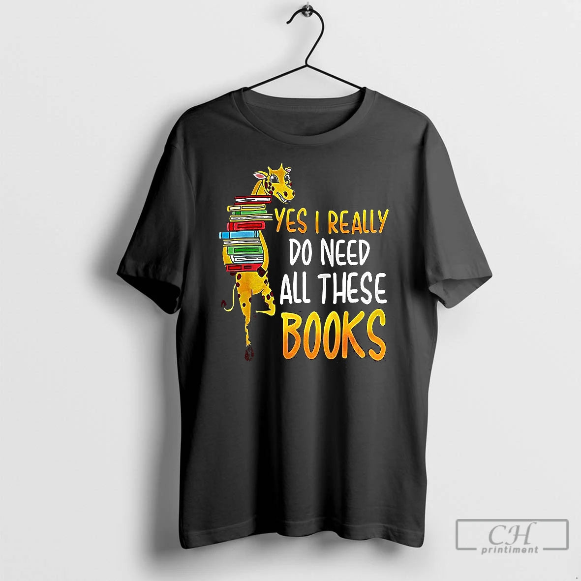 Classic Yes I Really Do Need All These Books Nerds Giraffe T-Shirts, Hoodie, Sweatshirt | InkNestWear.com