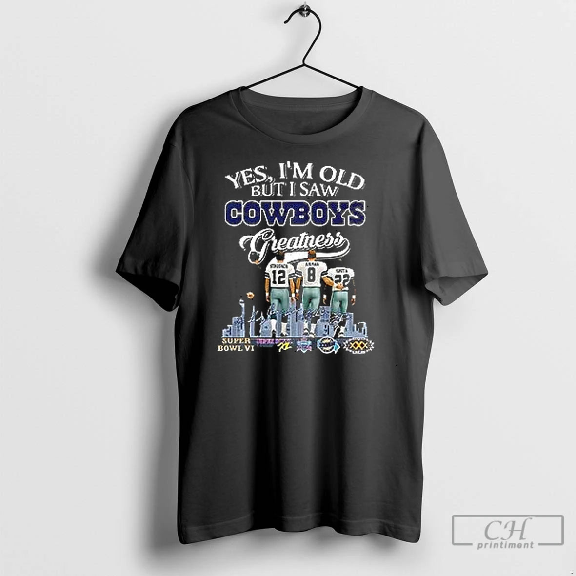 Classic Yes Im Old But I Saw Cowboys Greatness T-Shirts, Hoodie, Sweatshirt | InkNestWear.com