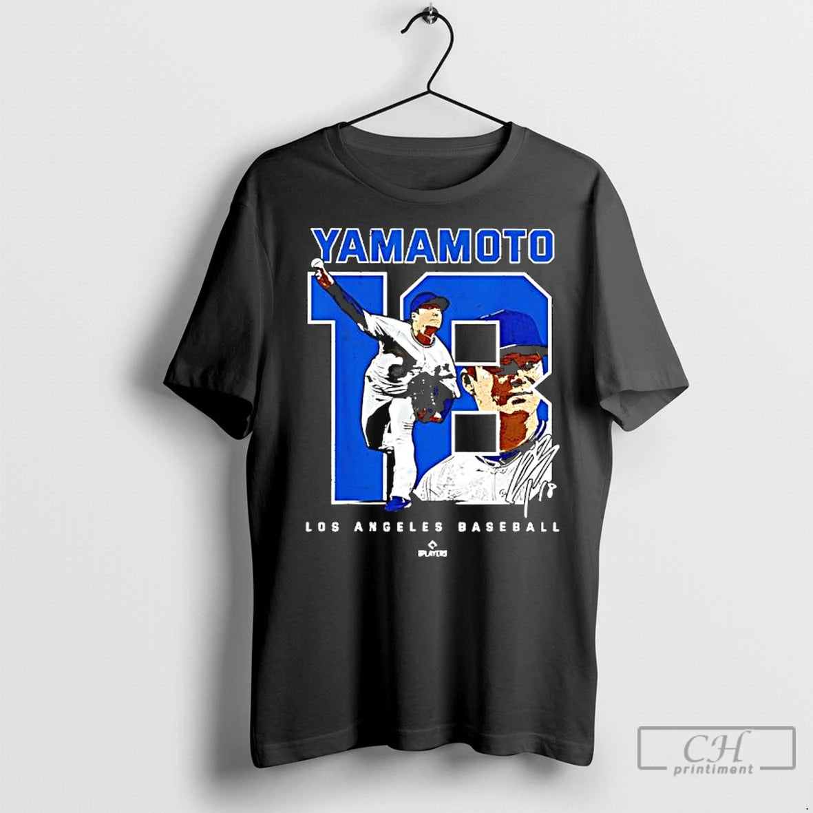Classic Yoshinobu Yamamoto Caricature Baseball Fan Signature Los Angeles T-Shirts, Hoodie, Sweatshirt | InkNestWear.com