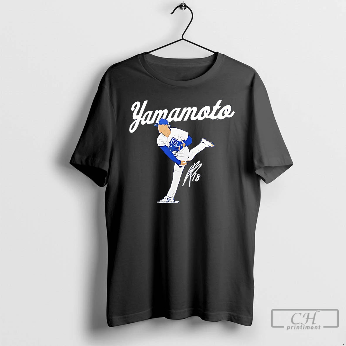 Classic Yoshinobu Yamamoto Signature Los Angeles Dodgers T Shirts Hoodie, Sweatshirt | InkNestWear.com