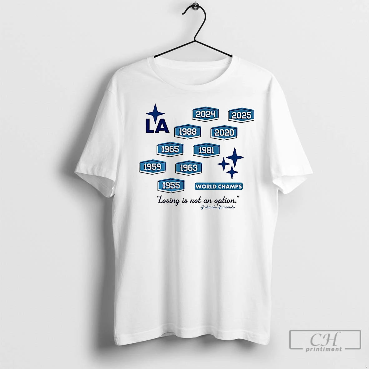 Classic Yoshinobu Losing Is Not An Option 9 Time World Champs La Dodgers T-Shirts, Hoodie, Sweatshirt | InkNestWear.com