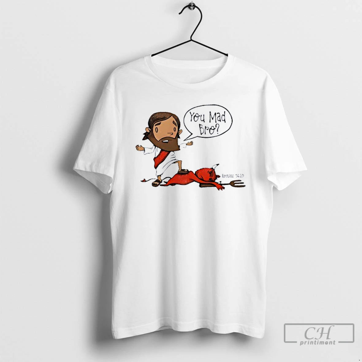 Classic You Mad Bro Jesus Beat Devil T Shirts Hoodie, Sweatshirt | InkNestWear.com