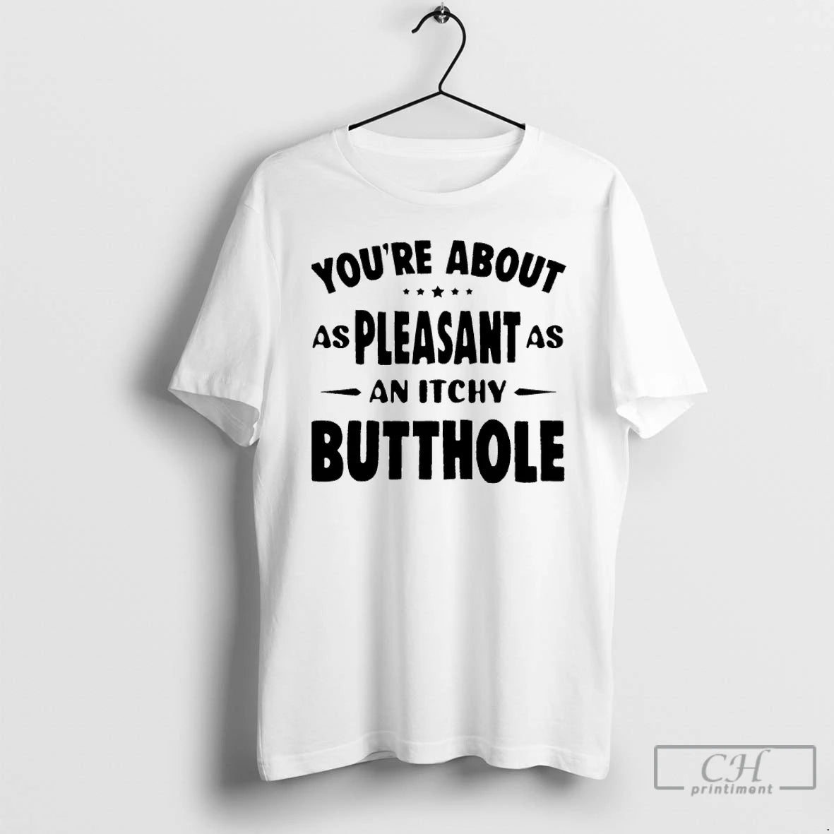 Classic Youre About As Pleasant As An Itchy Butthole T Shirts Hoodie, Sweatshirt | InkNestWear.com