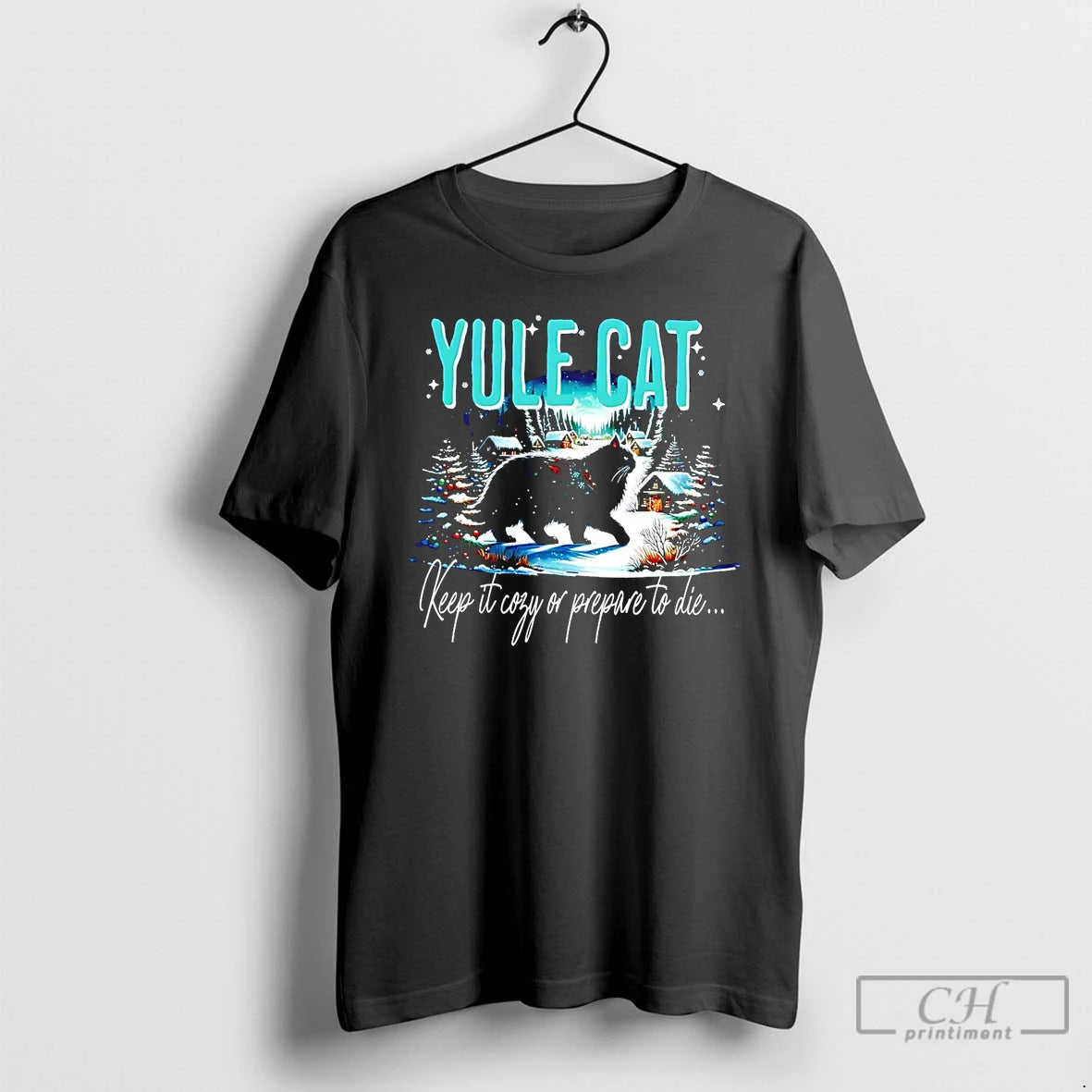 Classic Yule Cat Keep Is Cojy Or Prepare To Die Christmas T-Shirts, Hoodie, Sweatshirt | InkNestWear.com