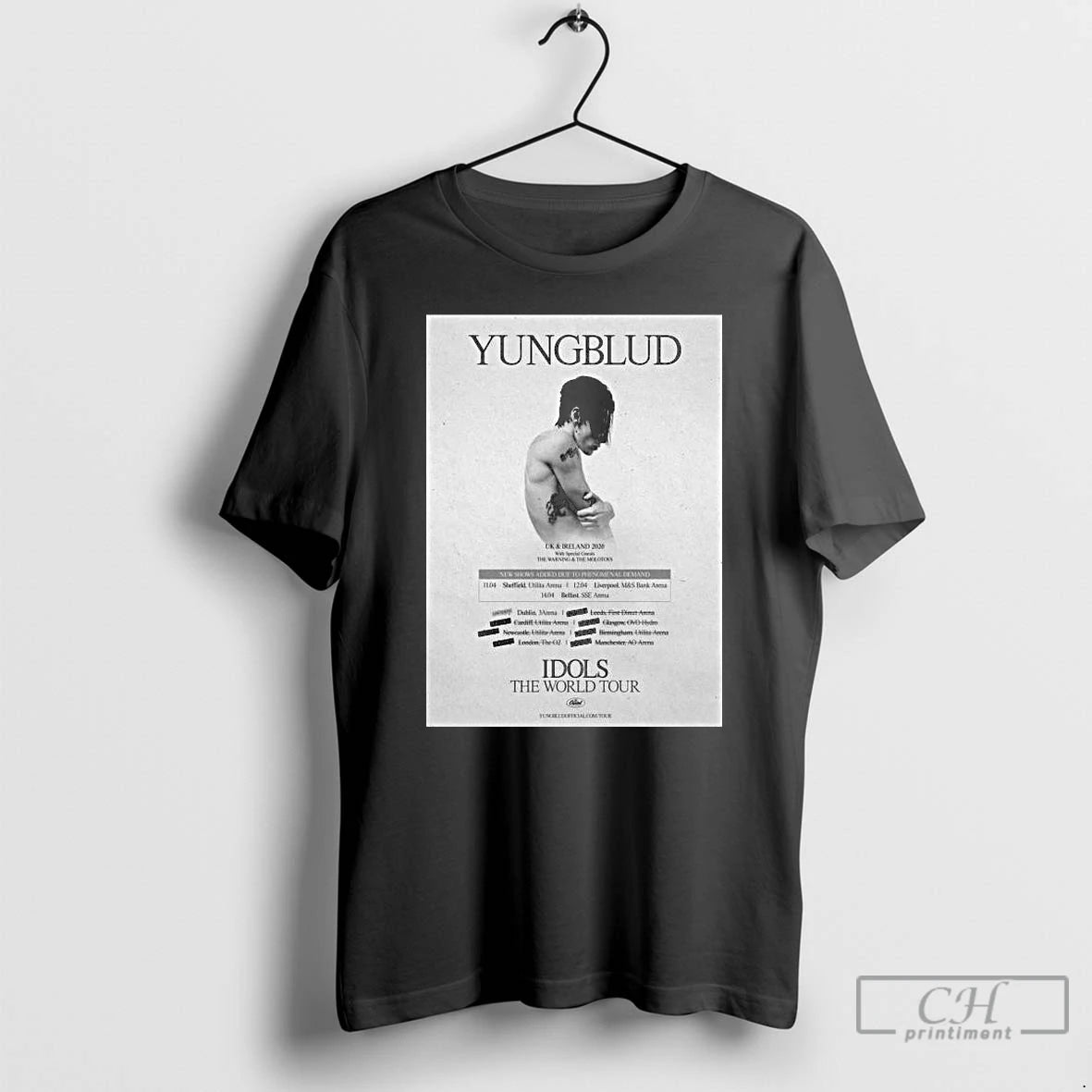 Classic Yungblud And Ireland Tour 2026 Long Sleve T Shirts Hoodie, Sweatshirt | InkNestWear.com