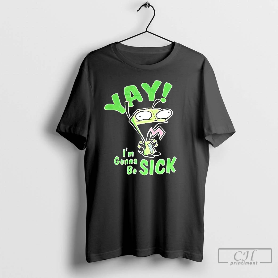 Classic Zim Yay Im Gonna Be Sick Cartoon Character T Shirts Hoodie, Sweatshirt | InkNestWear.com