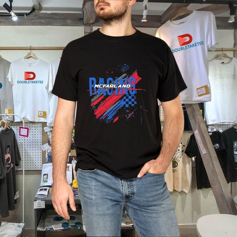 Cleetus Mcfarland Racing Tire Tracks Shirts